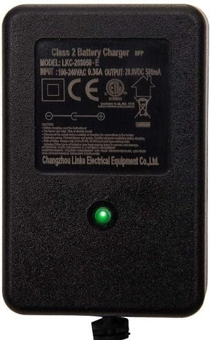 e-scooter ride on mains charger