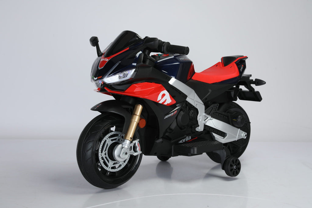 Licensed Aprilia RSV4 12V Kids Electric Ride-On Motorbike with LED