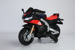 Licensed Aprilia RSV4 12V Kids Electric Ride-On Motorbike with LED