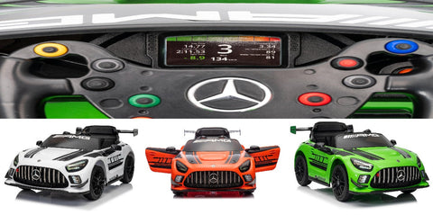 Licensed Mercedes-Benz AMG GT3 12V Kids Electric Ride-On Car with RC