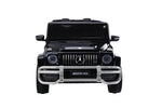Black 2 seater mercedes ride on car
