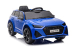 Blue Boys Audi electric ride on car
