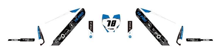 Neo Outlaw 18" Surge Bike Replacement Vinyl Sticker Decal Set