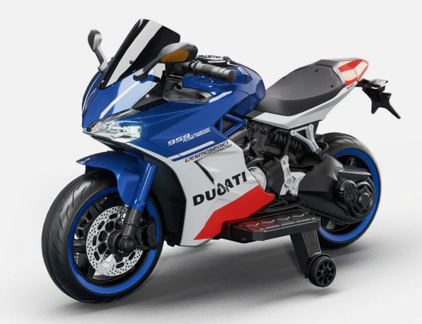 Kids Licensed Ducati Panigale 12V Electric Ride-On Motorbike - Red