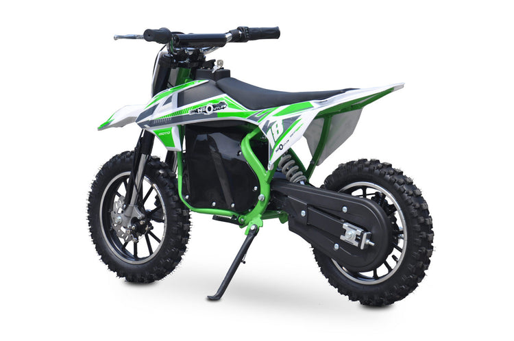 800w kids dirt bike green