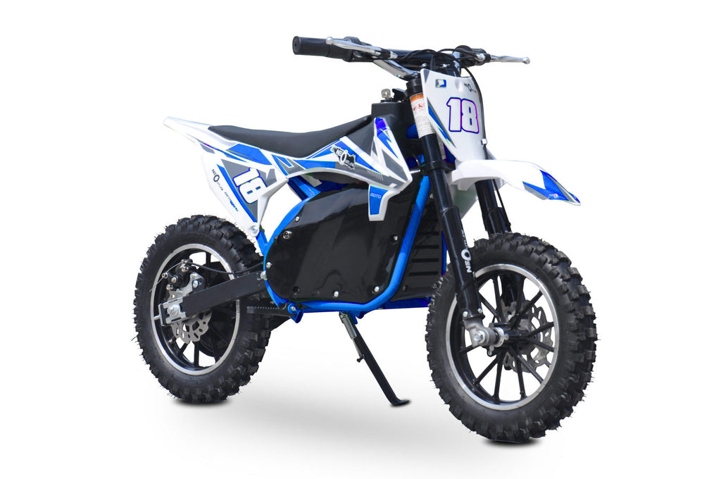 mini dirt bike blue 36v 800w