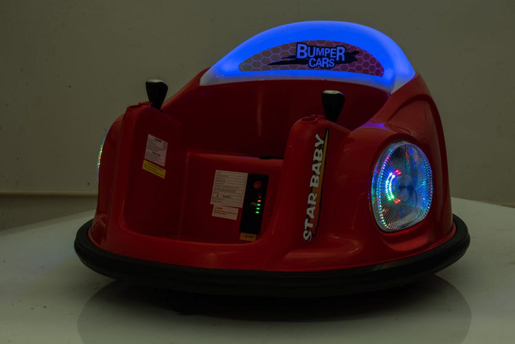 12V Kids Bumper Car Ride On Waltzer Dodgem with Remote and Music