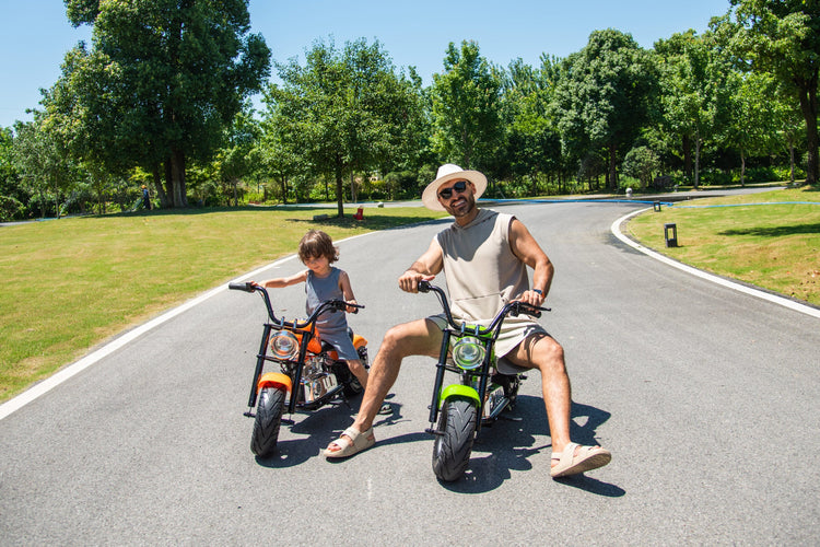 Premium Kids Electric Motorbike - Red Blue Pink Options