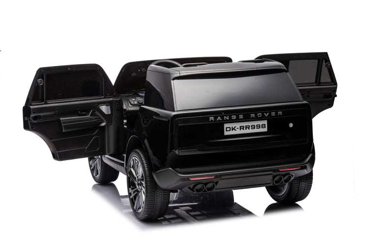 Range Rover kids ride in electric car Black