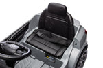 Kids ride on car with leather seat