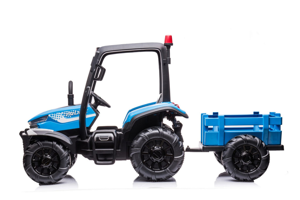 Blue kids tractor