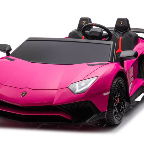 Lamborghini SVJ 24V XXL 2-Seater Kids Ride On Car with Brushless Motor