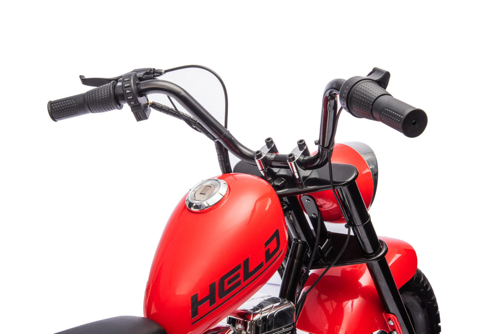 Red 24V Kids Electric Motorbike - Sporty Design