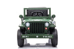 Kids Willys Jeep ride-on car, electric powered