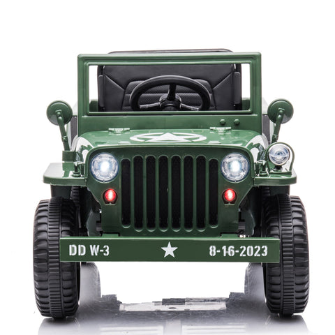 Authentic Willys Jeep style ride-on for children