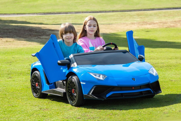 Lamborghini SVJ 24V XXL 2-Seater Kids Ride On Car with Brushless Motor