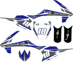Dirtbike Stickers Blue