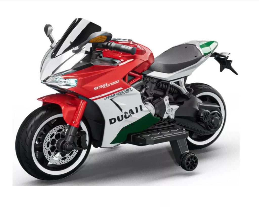 Kids Licensed Ducati Panigale 12V Electric Ride-On Motorbike - Red