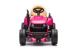 12V Green Kids Electric Ride-On Tractor with Remote and Leather Seat