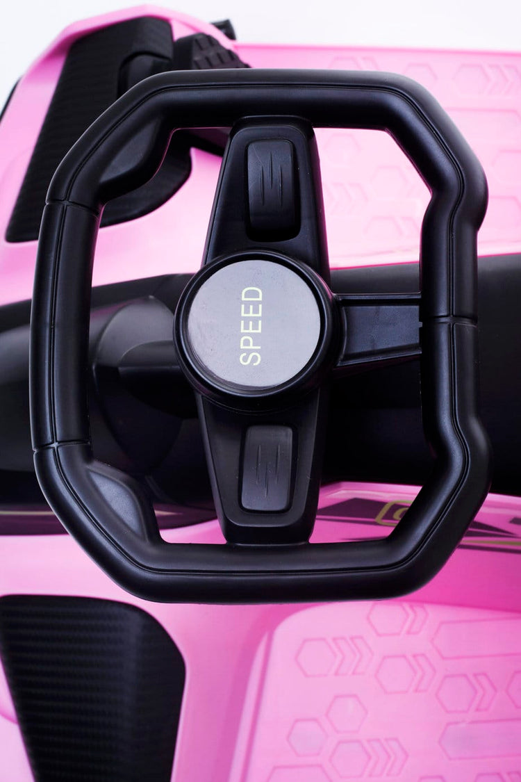 kids ride on pink Drift Kart