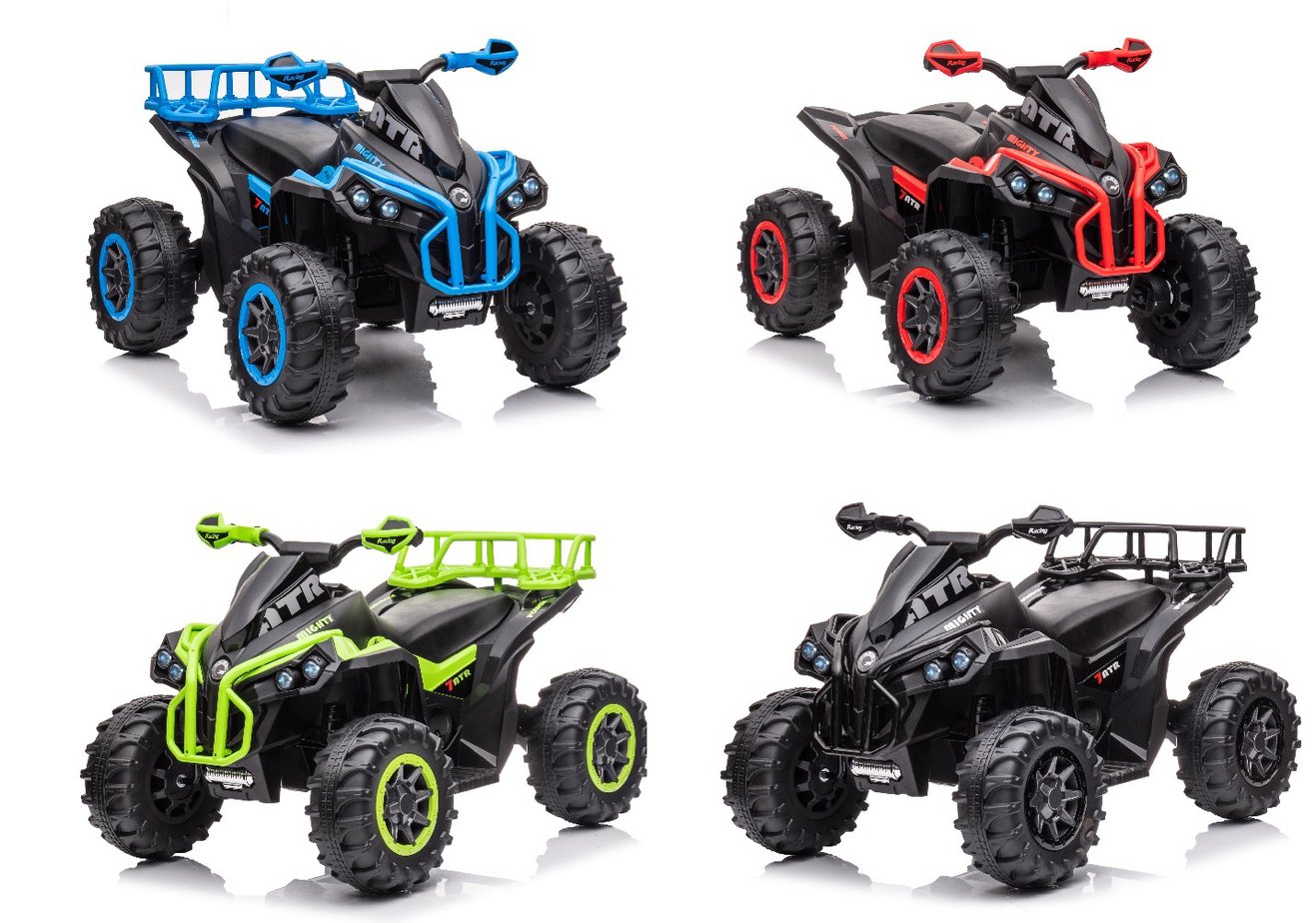 Kids 12V Electric Ride-On Quad Bike with Upgraded EVA Wheels – kidaroos