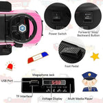 Girls Pink Police Car