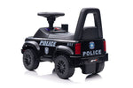 Toddler's first police car, foot propulsion, black