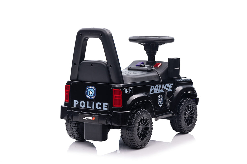 Interactive Foot-to-Floor Police Ride-On Car with Lights and Sounds