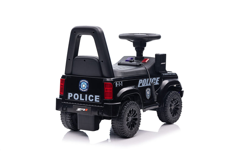 Interactive Foot-to-Floor Police Ride-On Car with Lights and Sounds