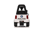 Indoor/outdoor police car toy for toddlers, white