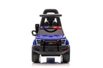 Police play car for toddlers, foot-driven, blue