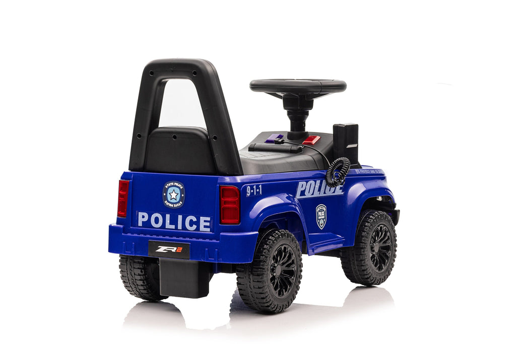 Interactive Foot-to-Floor Police Ride-On Car with Lights and Sounds