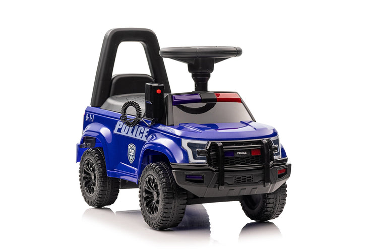 Interactive Foot-to-Floor Police Ride-On Car with Lights and Sounds