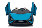 Dynamic Blue Lamborghini Sian Ride On Toy