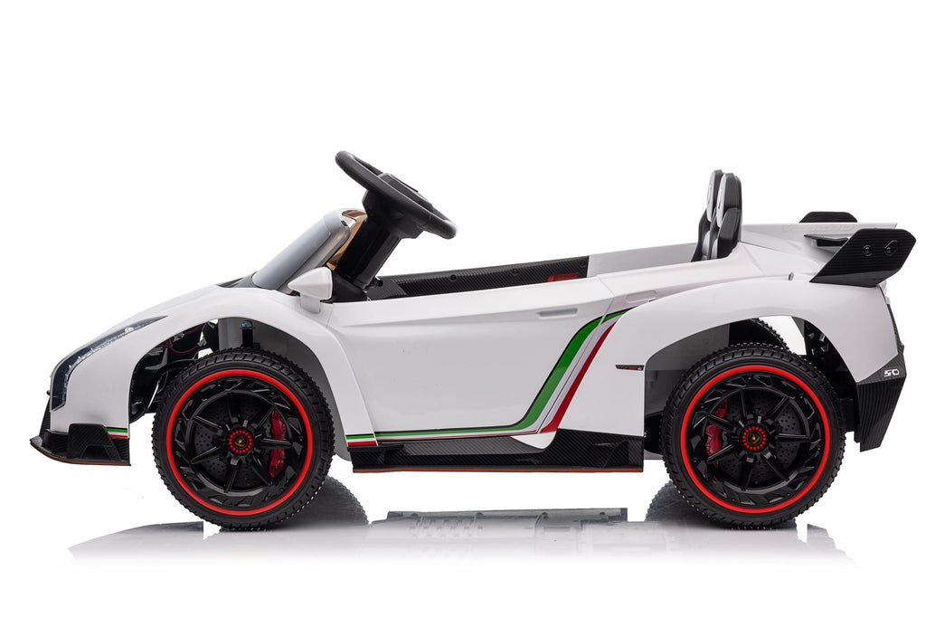 Kids White Lambo Veneno