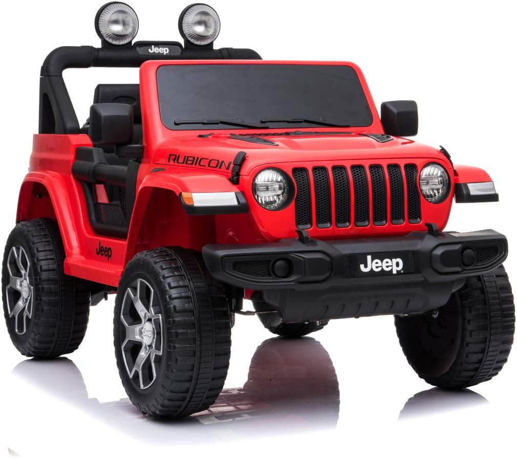 12V Licensed Jeep Rubicon Kids Ride-On Car