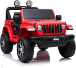 12V Licensed Jeep Rubicon Kids Ride-On Car