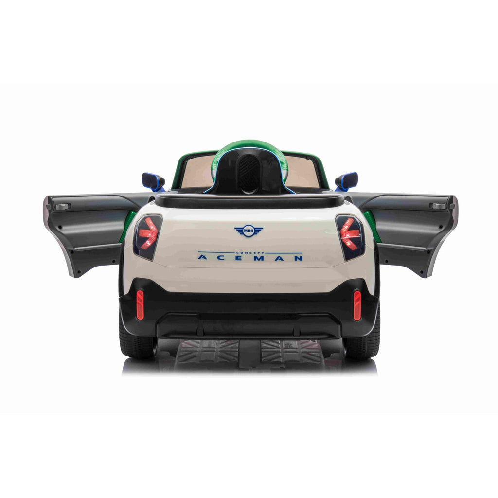 Kids 12v Electric car with remote white