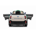 Kids 12v Electric car with remote white