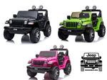 12V Licensed Jeep Rubicon Kids Ride-On Car
