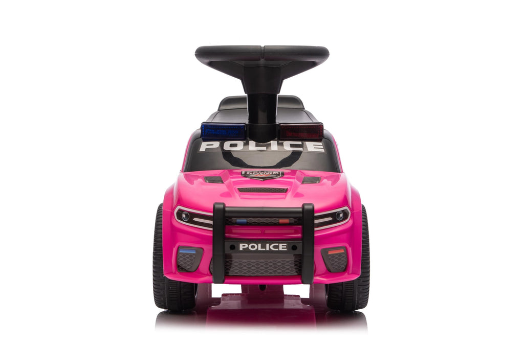 Neo G28 Police Push Along Ride-On Car for Kids with Music and Lights
