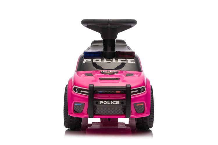Neo G28 Police Push Along Ride-On Car for Kids with Music and Lights