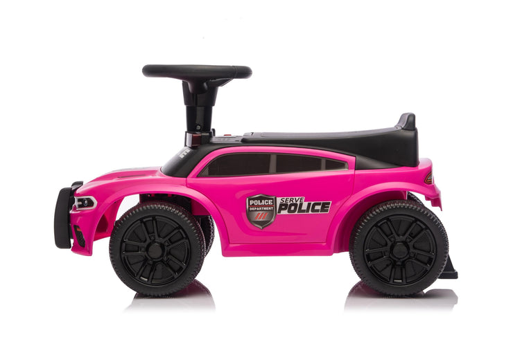 Neo G28 Police Push Along Ride-On Car for Kids with Music and Lights