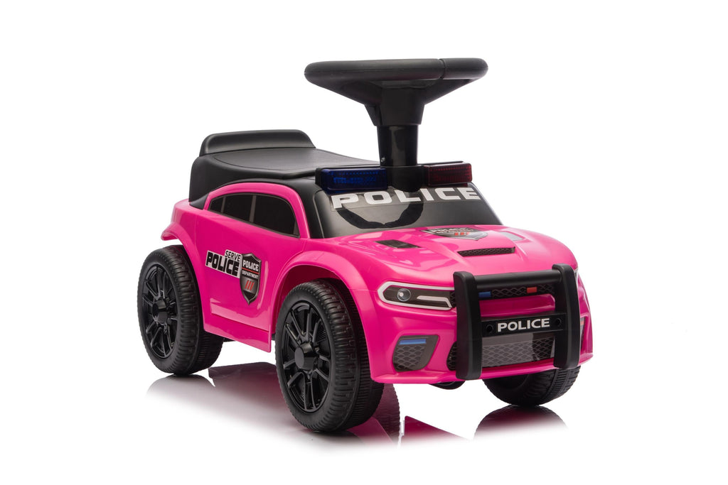 Neo G28 Police Push Along Ride-On Car for Kids with Music and Lights