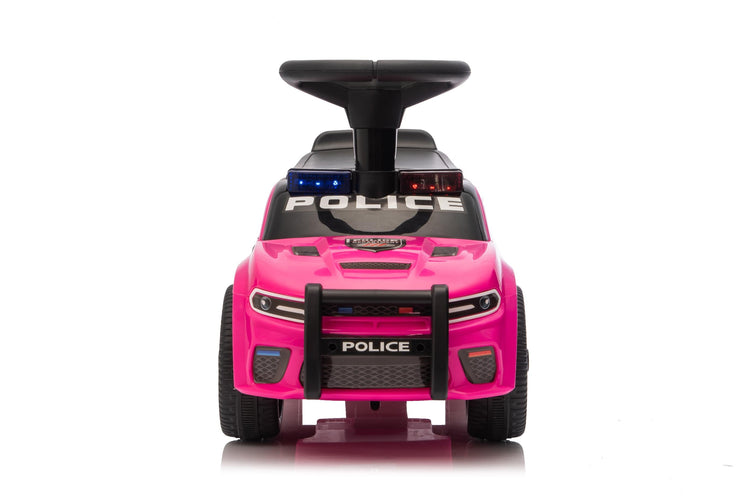 Neo G28 Police Push Along Ride-On Car for Kids with Music and Lights