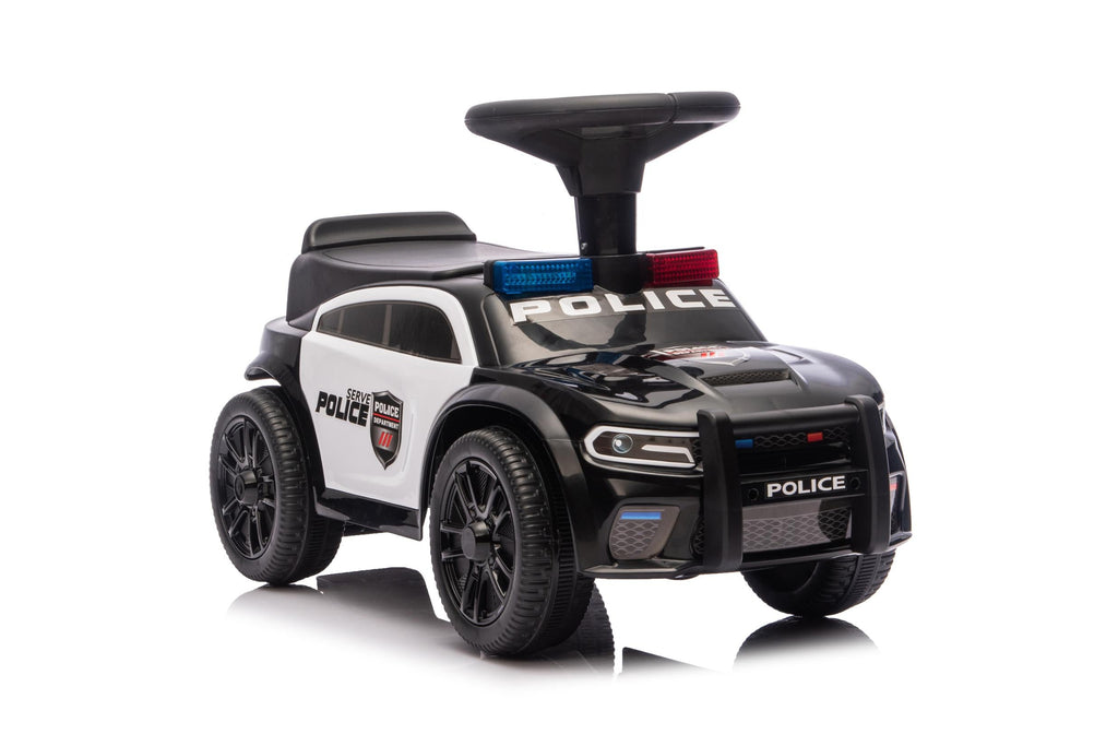 Neo G28 Police Push Along Ride-On Car for Kids with Music and Lights