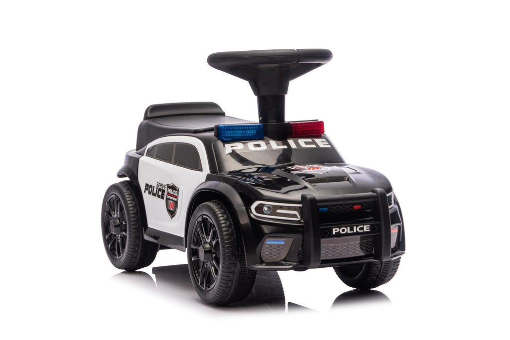 Neo G28 Police Push Along Ride-On Car for Kids with Music and Lights