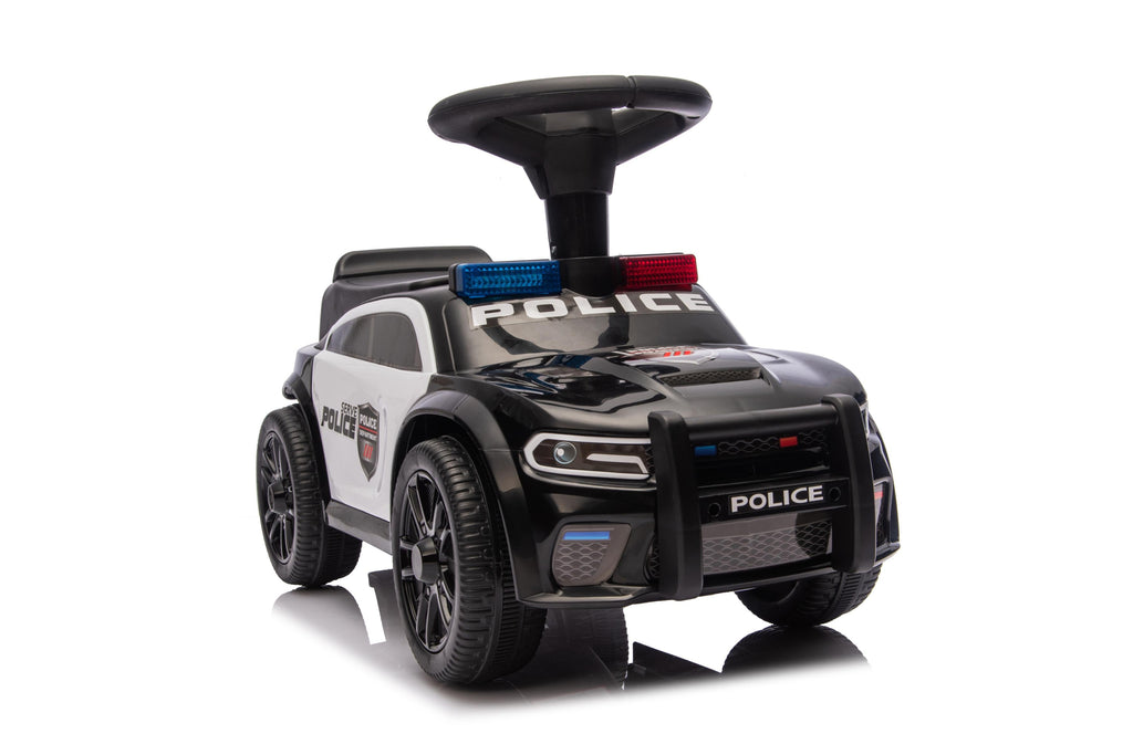 Neo G28 Police Push Along Ride-On Car for Kids with Music and Lights
