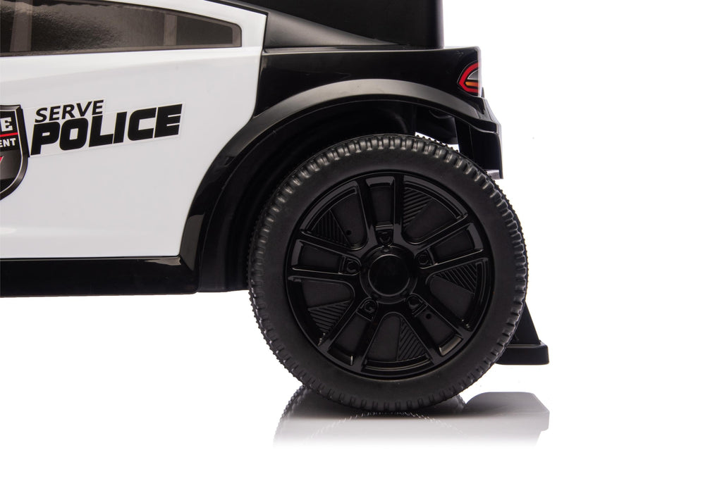 Neo G28 Police Push Along Ride-On Car for Kids with Music and Lights