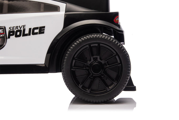 Neo G28 Police Push Along Ride-On Car for Kids with Music and Lights
